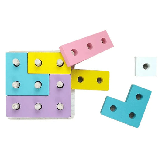 Brainy Block Puzzle Wooden