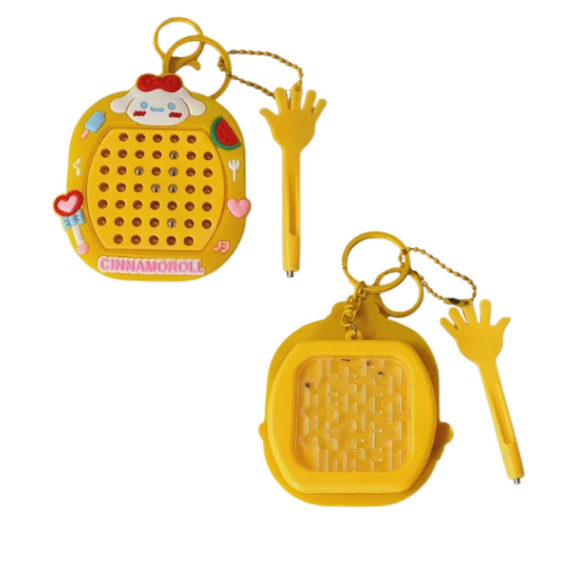 Mini magna portable 2in1 sketch board with keychain