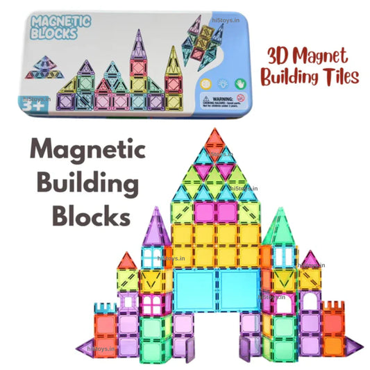 Magnetic Tile blocks with box