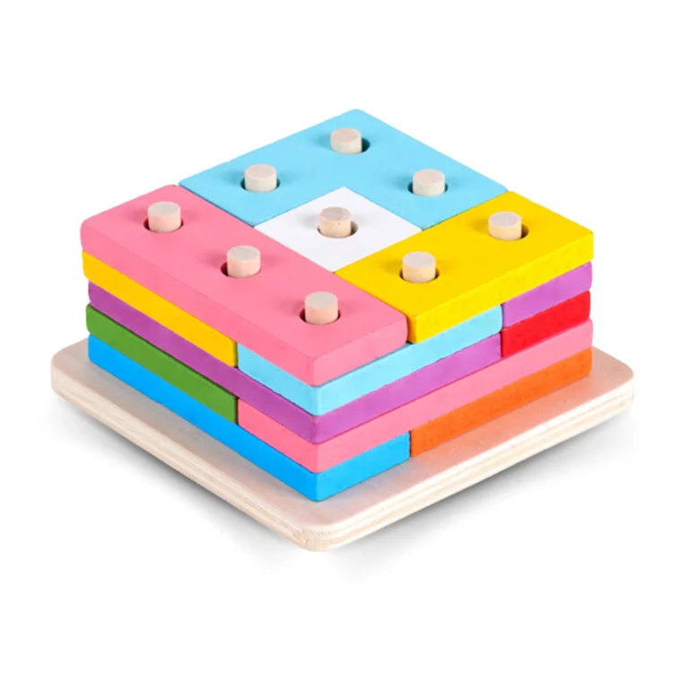 Brainy Block Puzzle Wooden