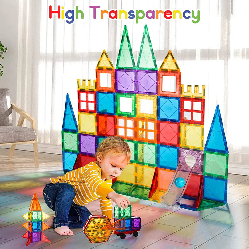 Magnetic Tile blocks with box