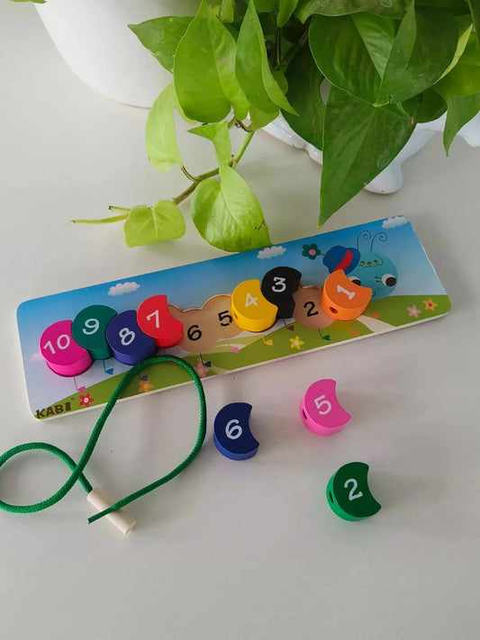 Caterpillar counting game