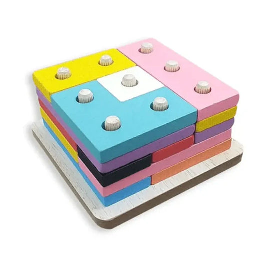 Brainy Block Puzzle Wooden