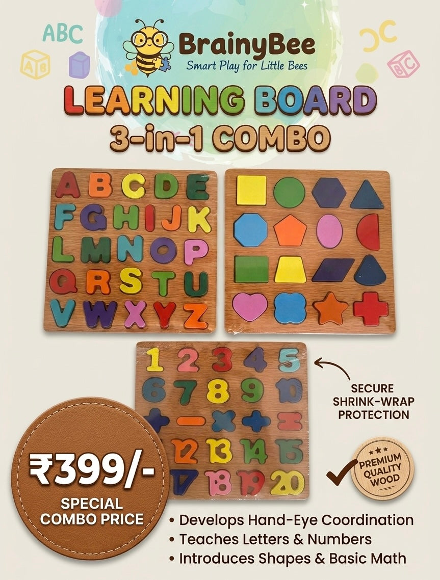 wooden 3in1 board for 399/-
