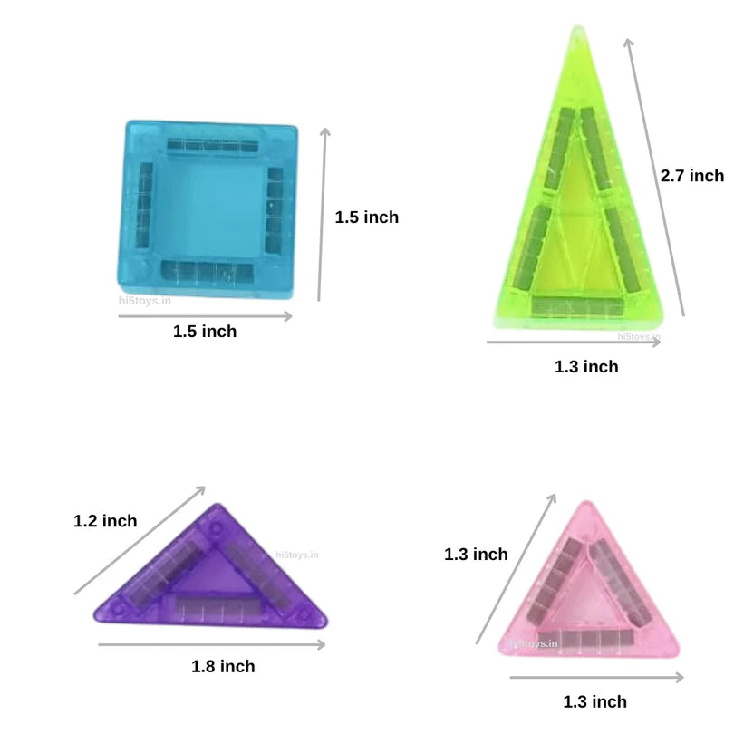 Magnetic Tile blocks with box