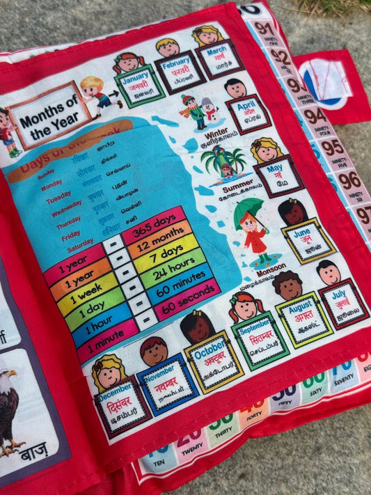 Cushion book for kids