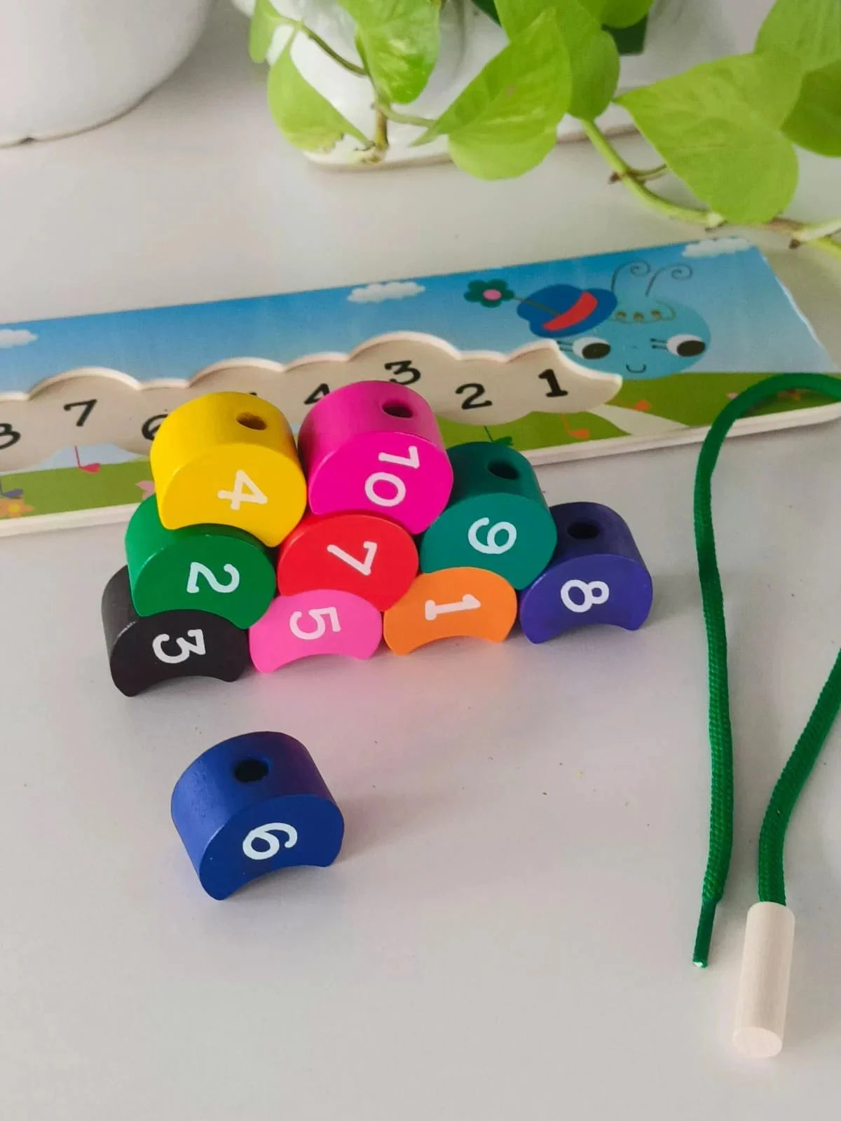 Caterpillar counting game
