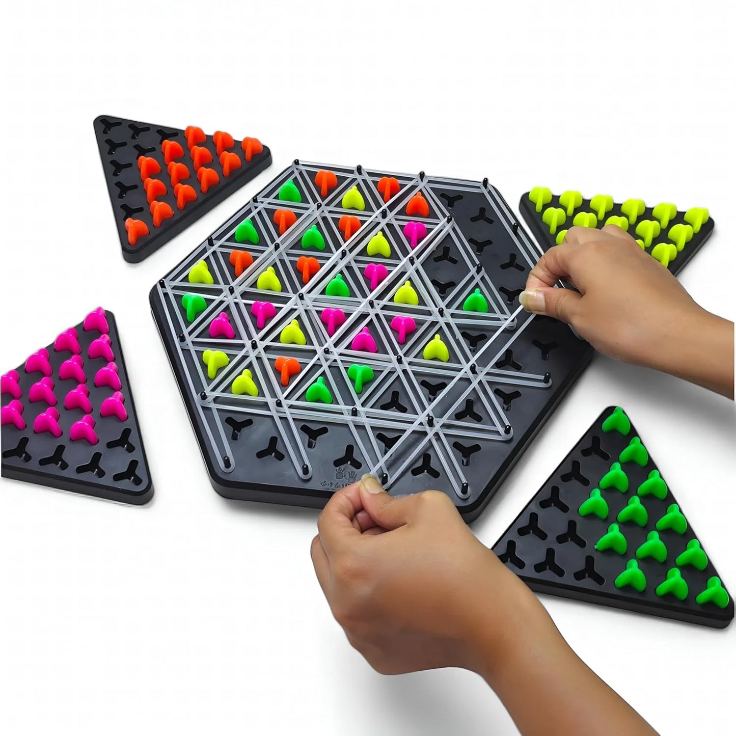 Triangle Chess Game Board Games for Kids Adults Family Fun Night